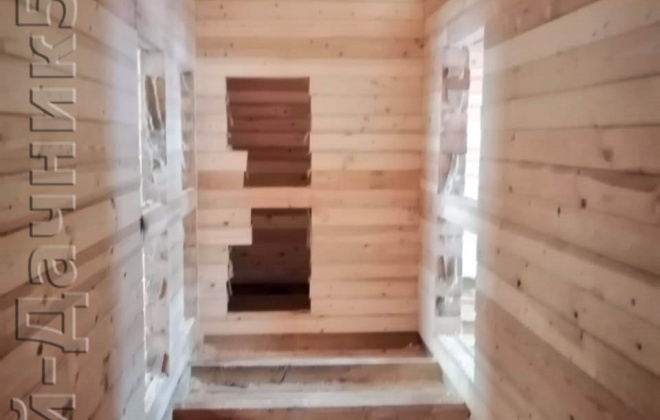 4 Брусовой дом ОД-11 9×9, 81 м², Тверская область, Калининский район, Деревня Раслово (1)